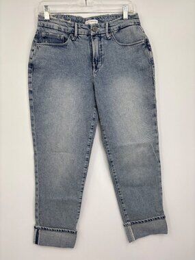 Good American The Weekender Crop Jean Light Wash Size 4/27 Petite